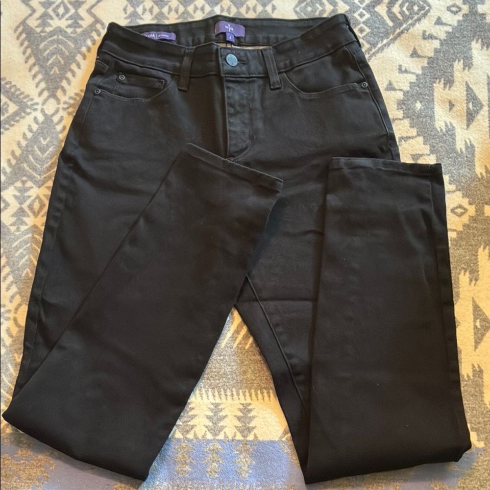 NYDJ Alina Black Denim Leggings